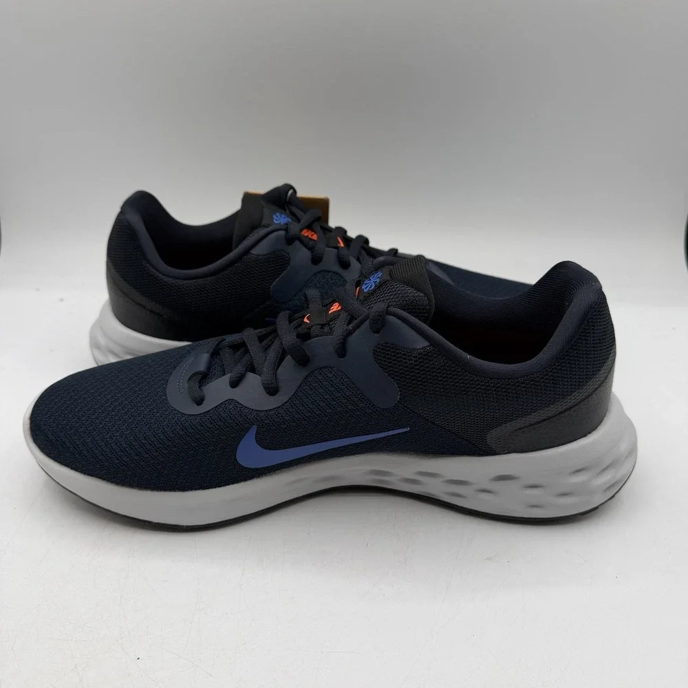 Nike Revolution‎ 6 NN Running Shoes Mens Sz 9 Dark Obsidian/Royal DC3728-400